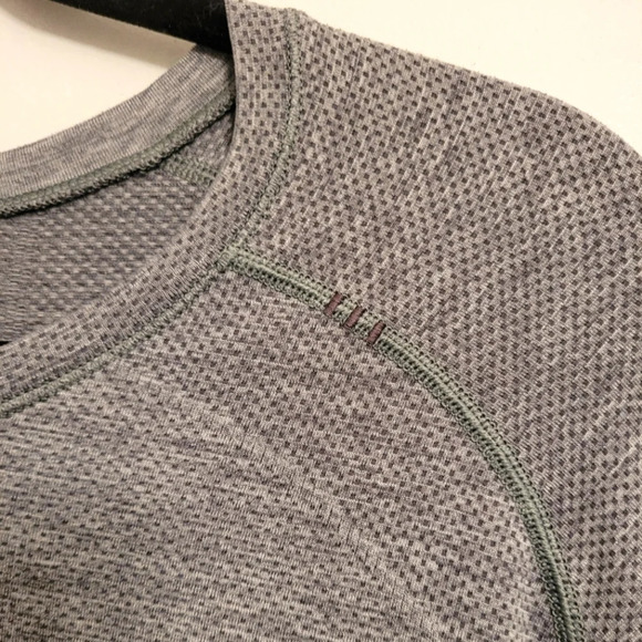 LULULEMON Men's XL Metal Vent Tech long sleeve shirt Slate gray athleisure - Picture 3 of 11